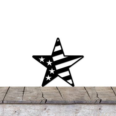 US Star Flag Metal Wall Art | Americana Wall Decor | Patriotic Flag Star Sign | Americana Decor | Patriotic Gifts for 4th of July